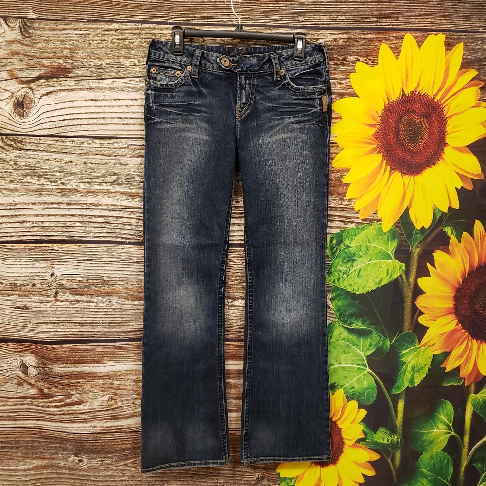 Silver  " Tina "  Bootcut Jeans